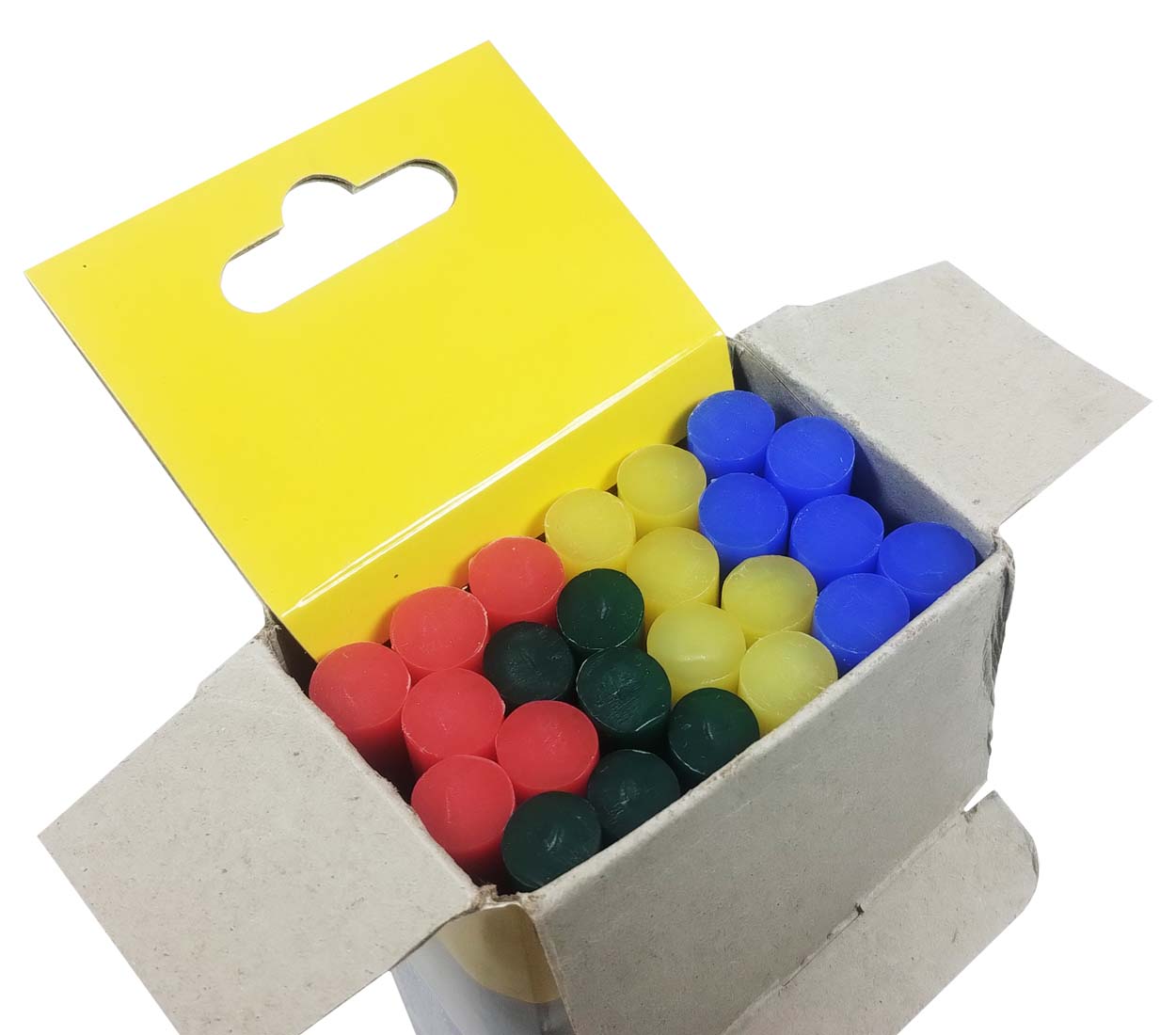 Glue sticks, mix colorful - gluestick 11x200 mm