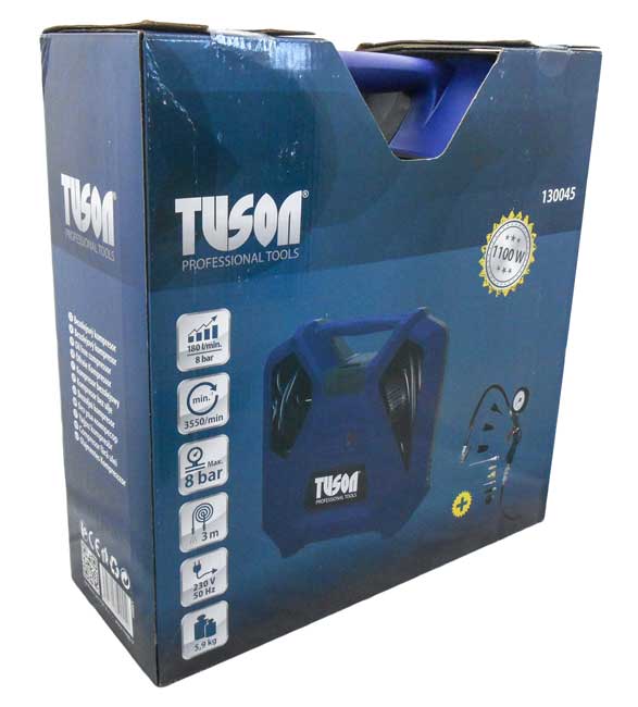 TUSON - Oil free compressor Tuson, 1,1kW; 180l/min