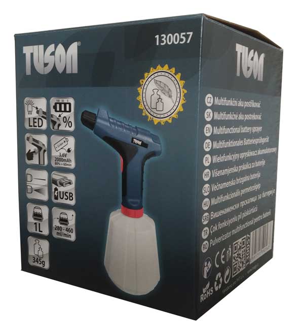 TUSON - Multi-Function Cordless Sprayer 1l