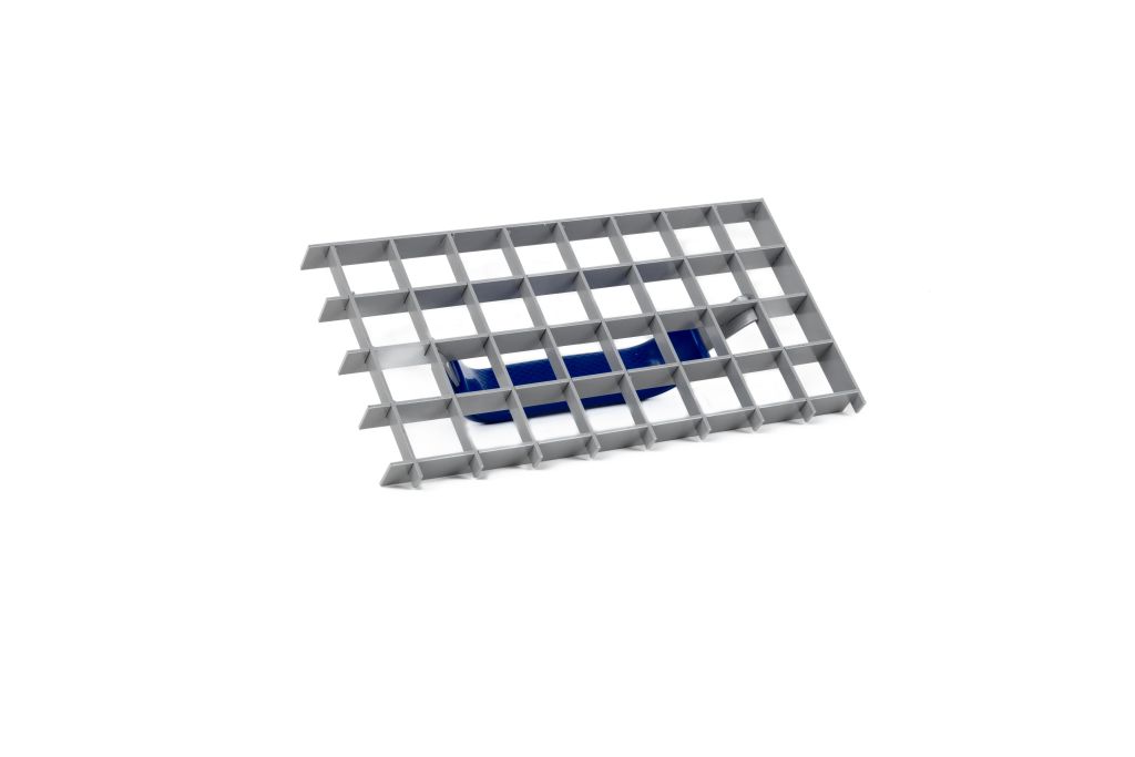 KUBALA - Plaster scraper - made of steel 290 x 150 mm - plastic handle