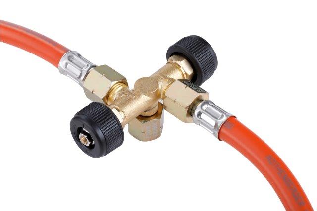 Rothenberger - Double Outlet valve Propane/Butane 1/4"L