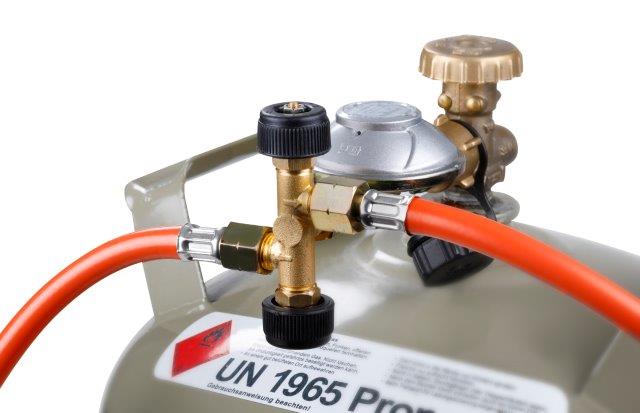 Rothenberger - Double Outlet valve Propane/Butane 1/4"L