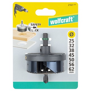 WOLFCRAFT - Multi-Blade Hole Saw, 25–62mm