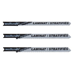WOLFCRAFT 2674000 Plátek pilový HCS U-stopka, laminát a parkety, sada 3ks