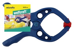 WOLFCRAFT - microfix Spring Clamp 30mm colors freely, 1pc