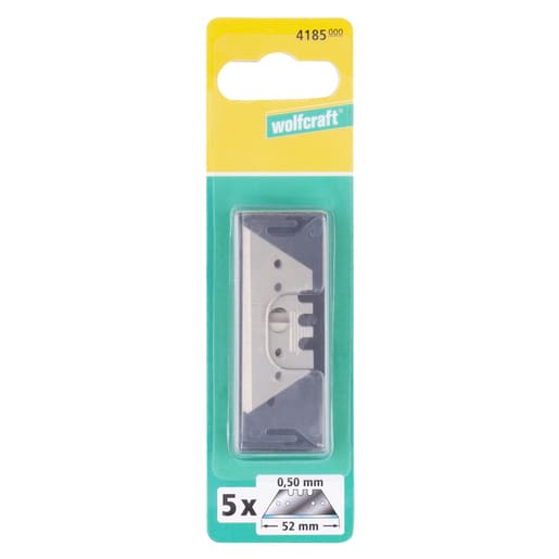 WOLFCRAFT - Trapezium Blades 0.5 x 52mm, 5pcs