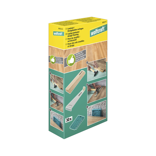 WOLFCRAFT - Laying Laminate and Design Flooring Essentials Package