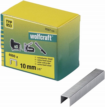 WOLFCRAFT 7037100 Spona široká čalounická 11,2mm výška 10mm, 4000ks