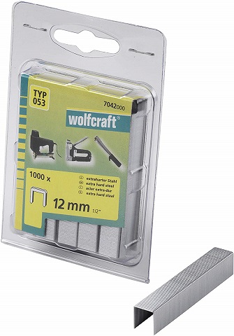 WOLFCRAFT 7042000 Spona široká čalounická 11,2mm výška 12mm, 1000ks