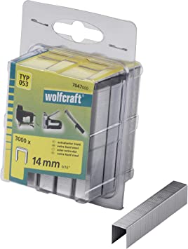 WOLFCRAFT 7047000 Spona široká čalounická 11,2mm výška 14mm, 3000ks