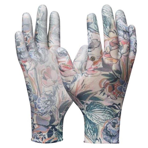 GEBOL - MISS FLOWER zahradní rukavice s nitrilovou vrstvou - velikost 8 (blistr)