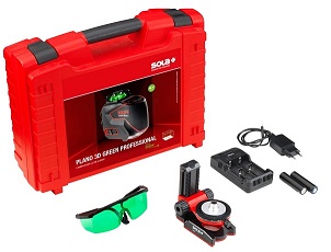 SOLA - PLANO 3D green Professional - cross line laser