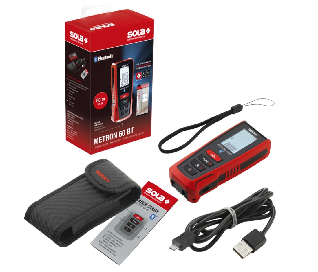 SOLA - METRON 60 BT  - Laser distance meter 60m BT