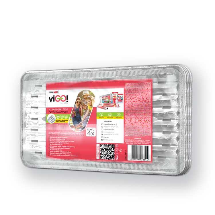 viGO! Grilling trays 28x22cm - 3 pcs