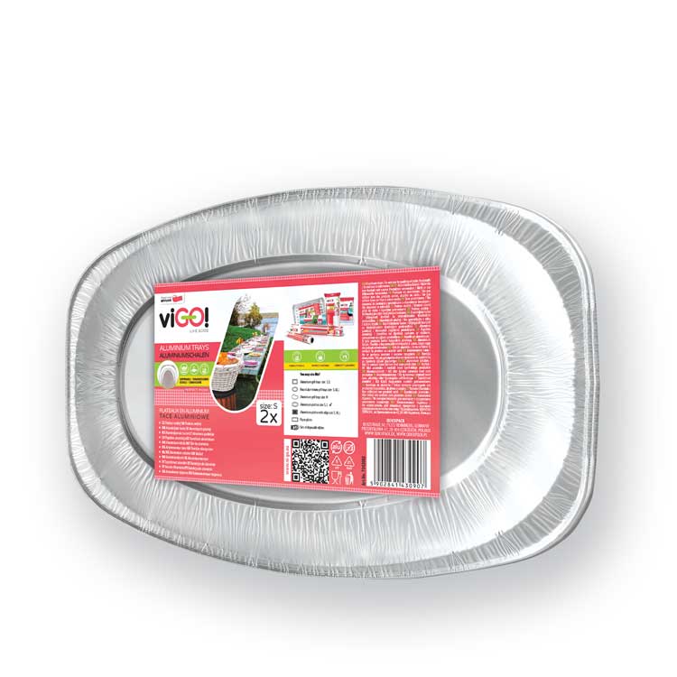 viGO! Oval tray 35x24cm - 2 pcs