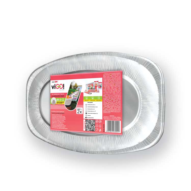 viGO! Oval tray 43x29cm - 2 pcs