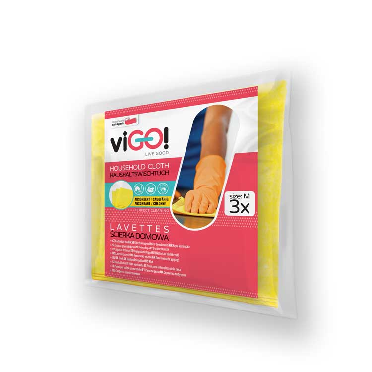 viGO! Universal cloth 33x38cm, 3 pcs - packing