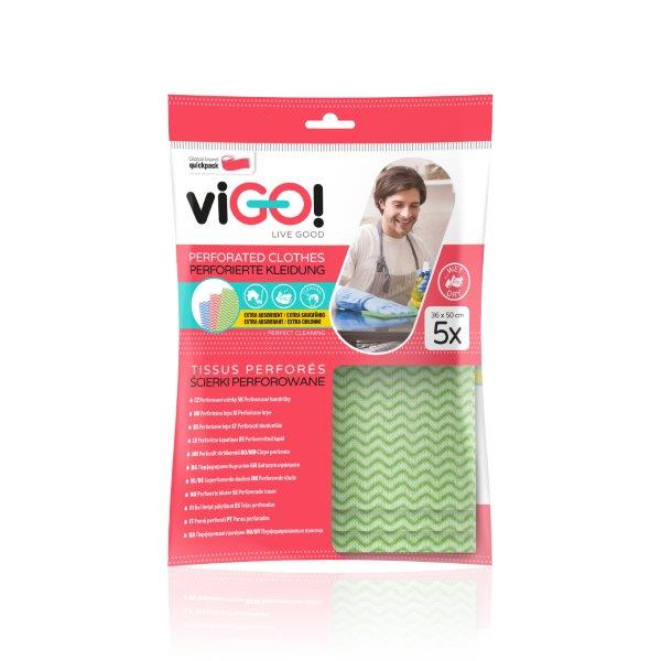 viGO! Perforated cloth, 36 x 50cm, 5pcs /color mix