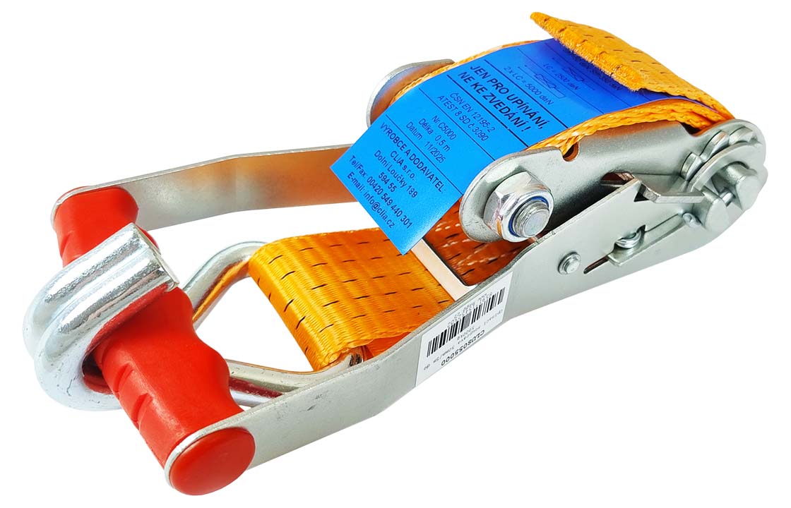 Lashing strap set 50mm/5m to 5000kg