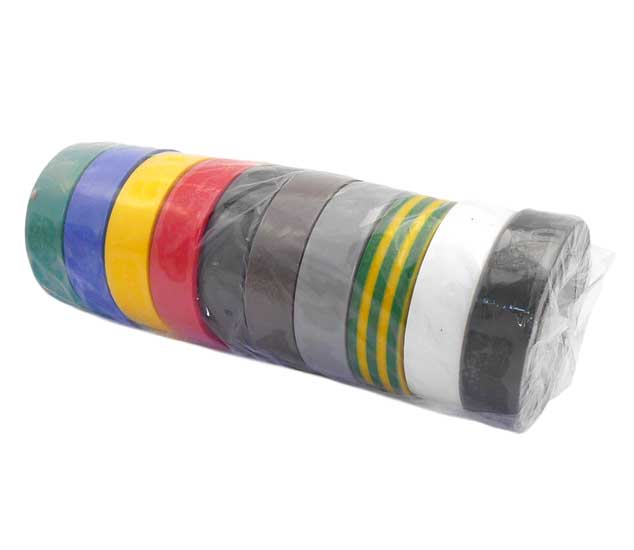 GEKO - Isol Tape 15mm/10m Color mix - 10 pcs