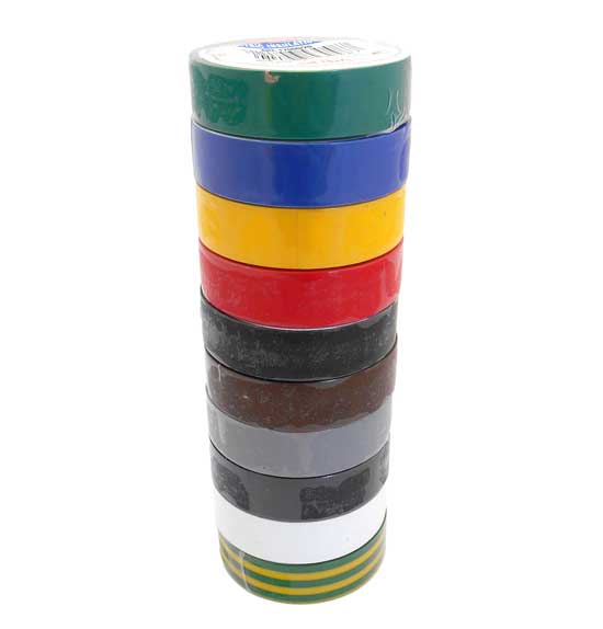 GEKO - Isol Tape 15mm/10m Color mix - 10 pcs