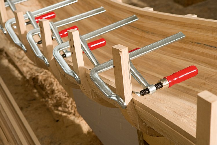 BESSEY - All-steel screw clamp GZ with tried-and-tested wooden handle 200/100
