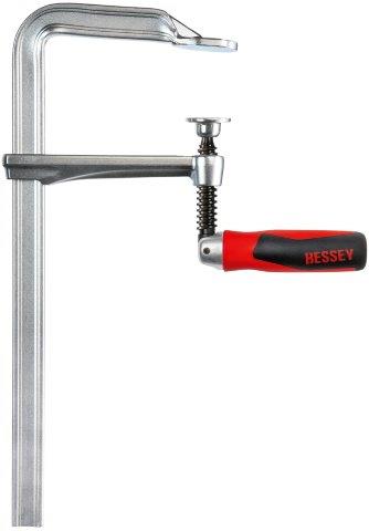 BESSEY - All-steel screw clamp GZ with 2-component plastic handle 400/120