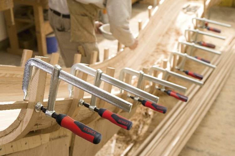 BESSEY - All-steel screw clamp GZ with 2-component plastic handle 400/120