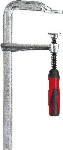 BESSEY - All-steel screw clamp GZ with 2-component plastic handle 400/80