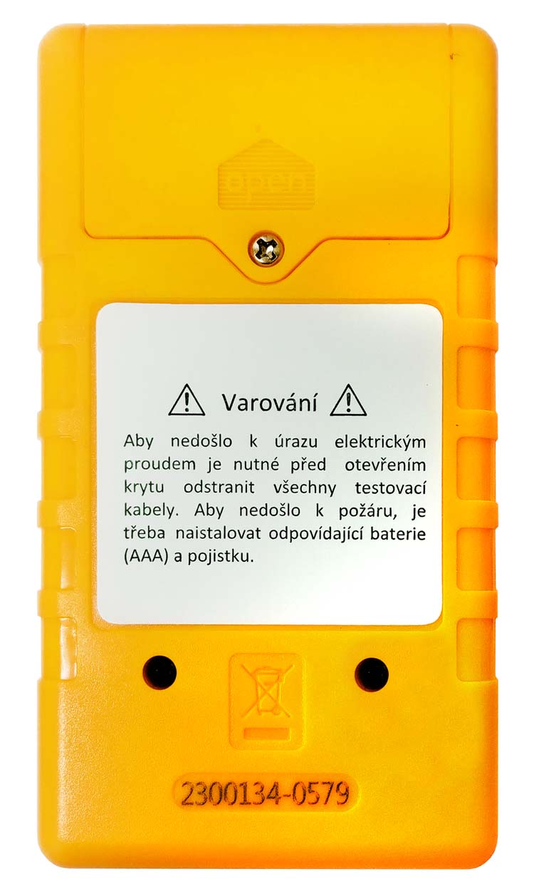 TUSON - Multimeterr, yellow color - CE CAT II / 600V