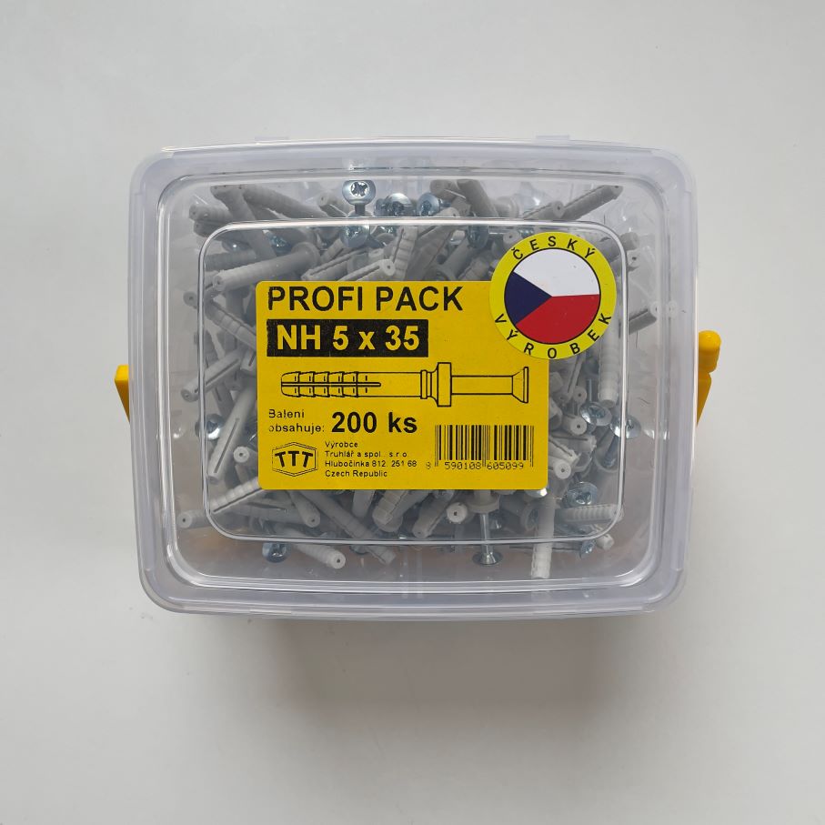 Wall anchor NH 5x35 200 pcs PROFI PACK