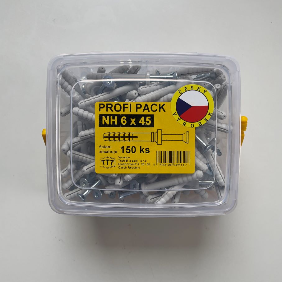 Wall anchor NH 6x45 150 pcs PROFI PACK