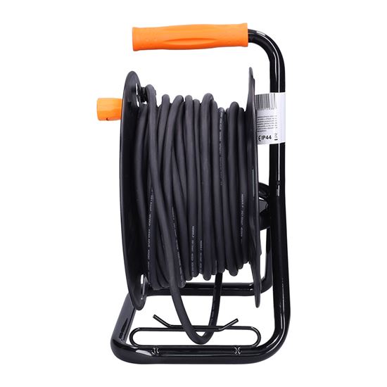 SOLIGHT - Extension cable 3x1,5mm2 drum 25m, 4x socket - outdoor