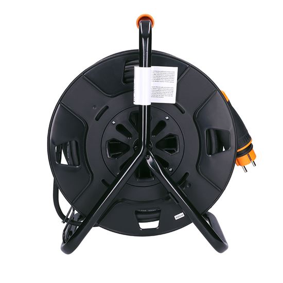 SOLIGHT - Extension cable 3x1,5mm2 drum 50m, 4x socket - outdoor