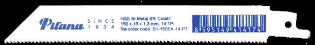 PILANA - Saber saw blade BiCo, 150x19x1,3mm, 14 TPI - 5 pcs