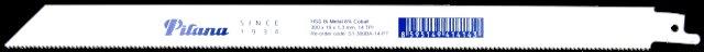 PILANA - Saber saw blade BiCo, 300x19x1,3mm, 14 TPI - 5 pcs