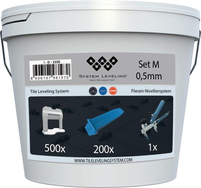 System Leveling SL1550 aplikační nivelační SET 500/200/1 - 0,5mm