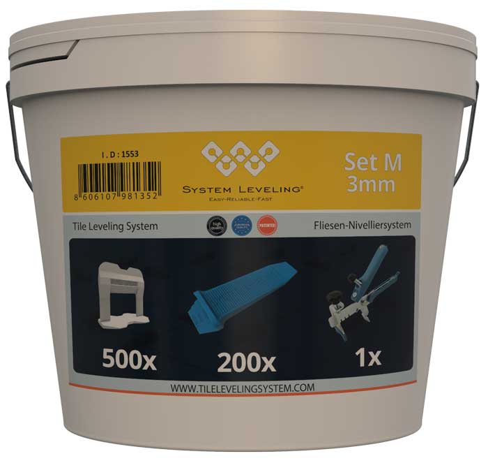 System Leveling SL1553 aplikační SET 500/200/1 - 3mm