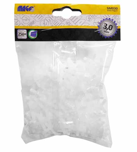 Tile spacers 3,0mm x 250