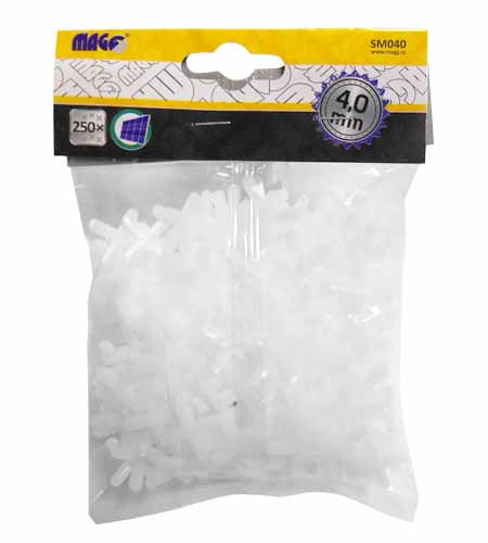 Tile spacers 4,0mm x 250