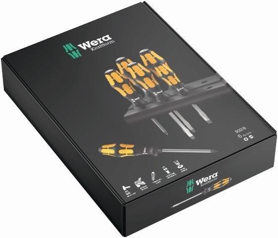 WERA - screwdriver SET Kraftform 932/6, impact