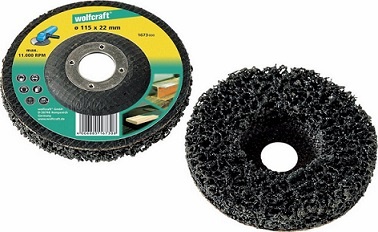 WOLFCRAFT 1673000 Kotouč univerzální čisticí pro úhlové brusky 115mm