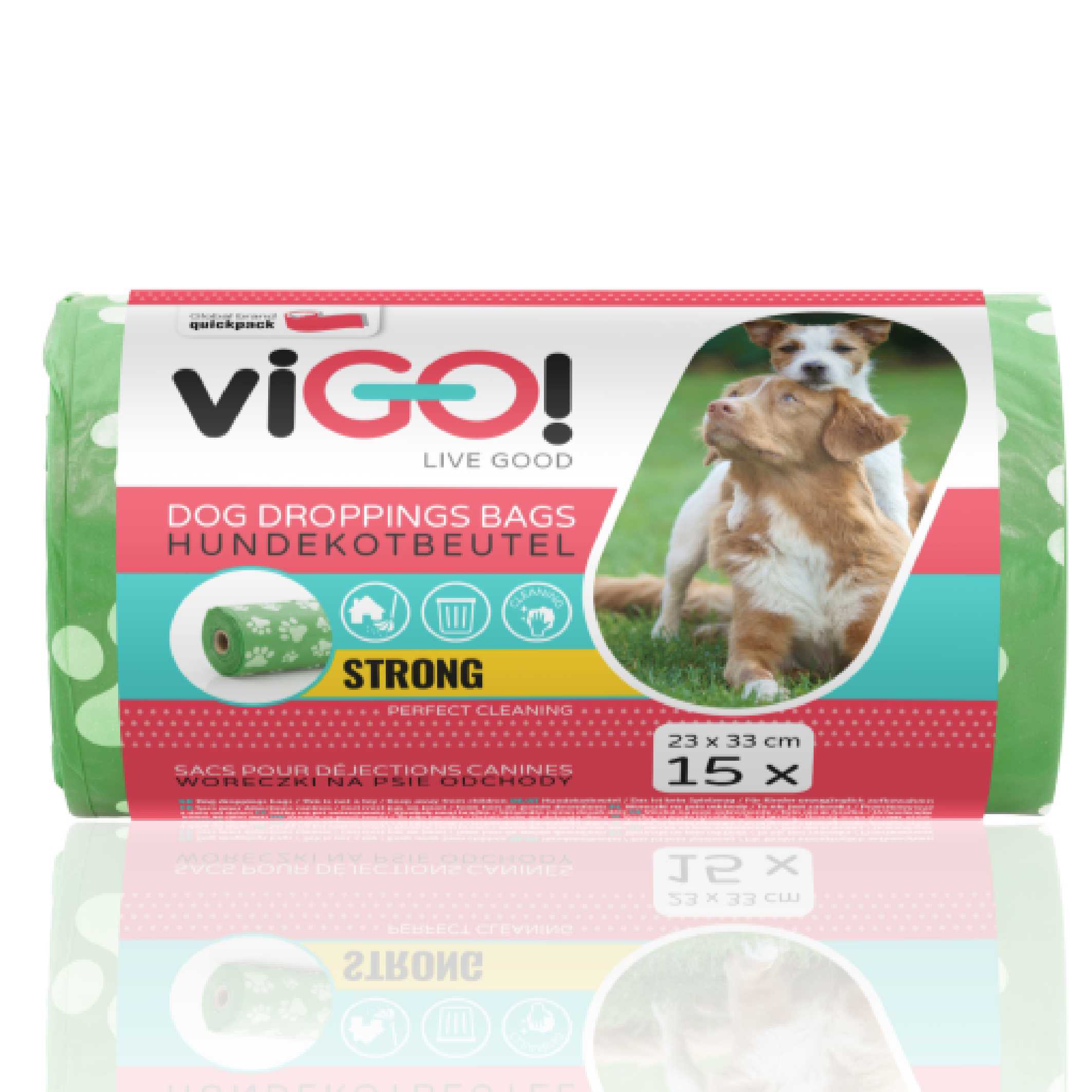 viGO! Bags for dog waste 15 pcs