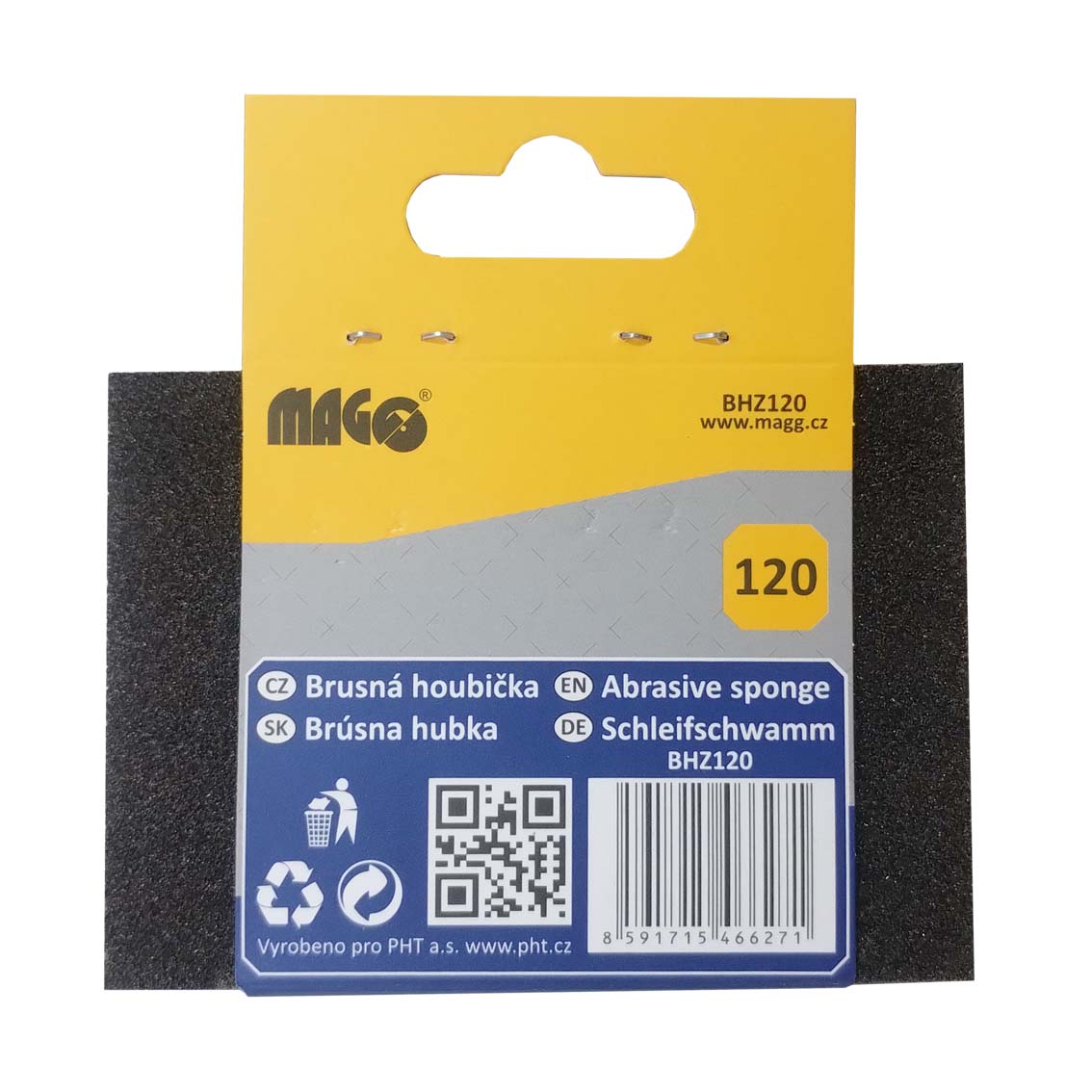 Sanding sponge - beveled P120