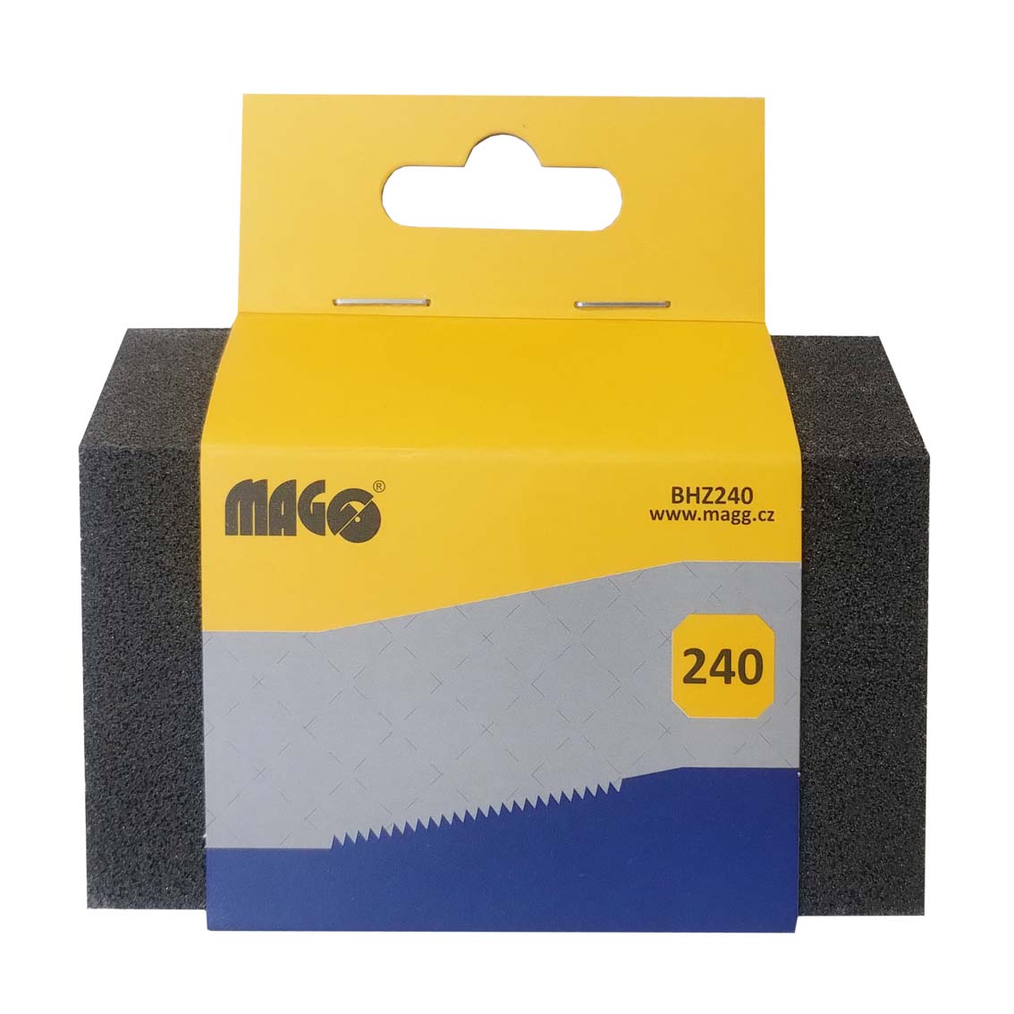 Sanding sponge - beveled P240