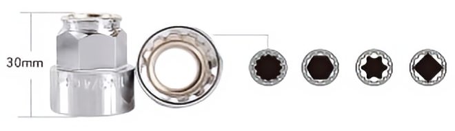 MAGG Profi - Gola set 32 ​​pieces - 1/4", 3/8"