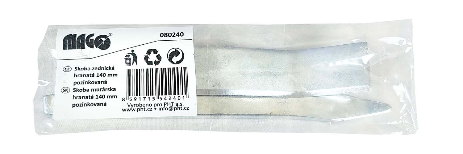 Wall Hook pressed 140mm, galvanized