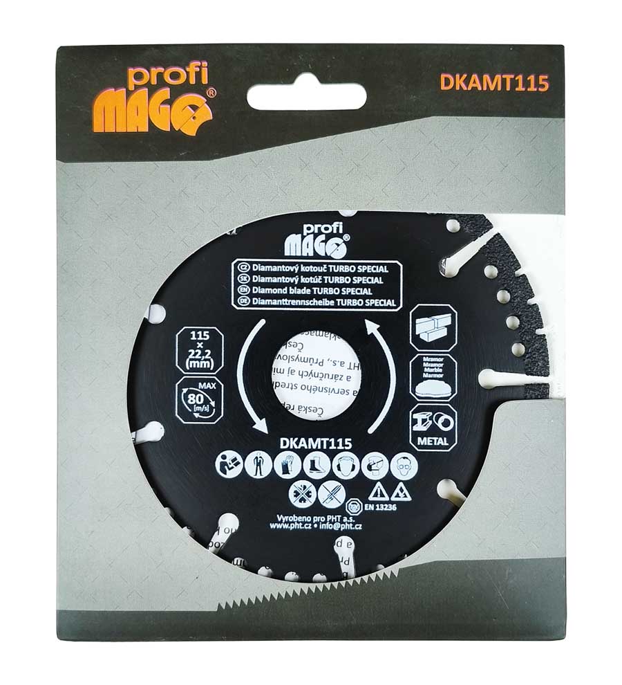 MAGG Profi - Diamond blade TURBO SPECIAL 115x22.2mm