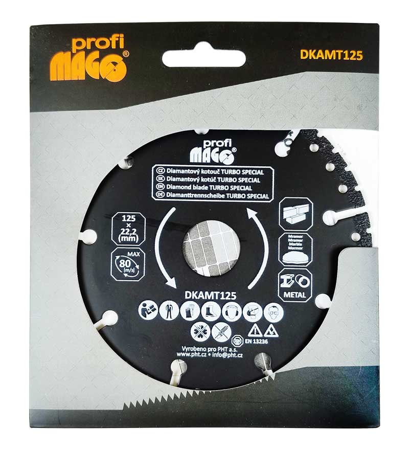 MAGG Profi - Diamond blade TURBO SPECIAL 125x22.2mm
