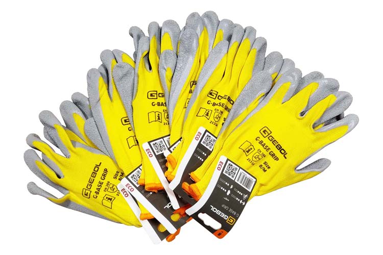 GEBOL - Work gloves for assemblers G-Base Grip size 8 - Blister